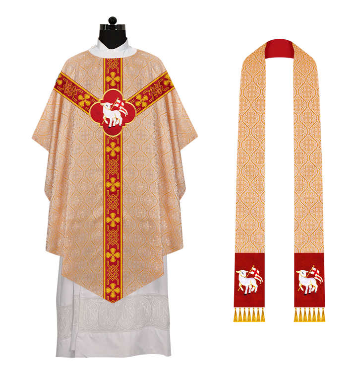 Exquisite Pugin chasuble with Orphrey