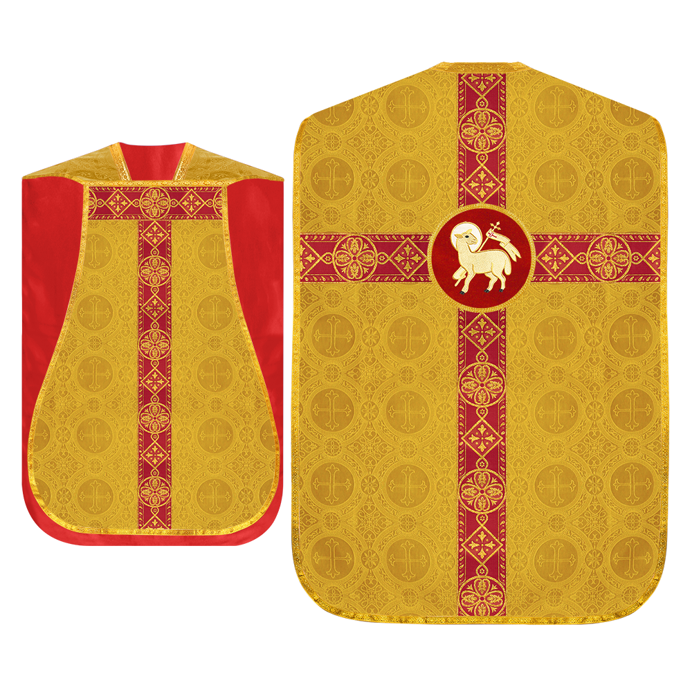 Embroidered Roman Chasuble Vestment