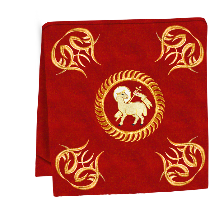 Church Altar Frontal with Ornate Embroidery & Spiritual Motifs