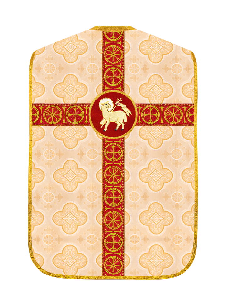 Roman Chasuble with Adorned Orphrey