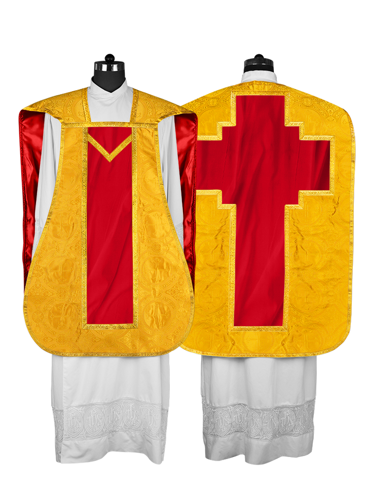 Fiddleback with spiritual motif