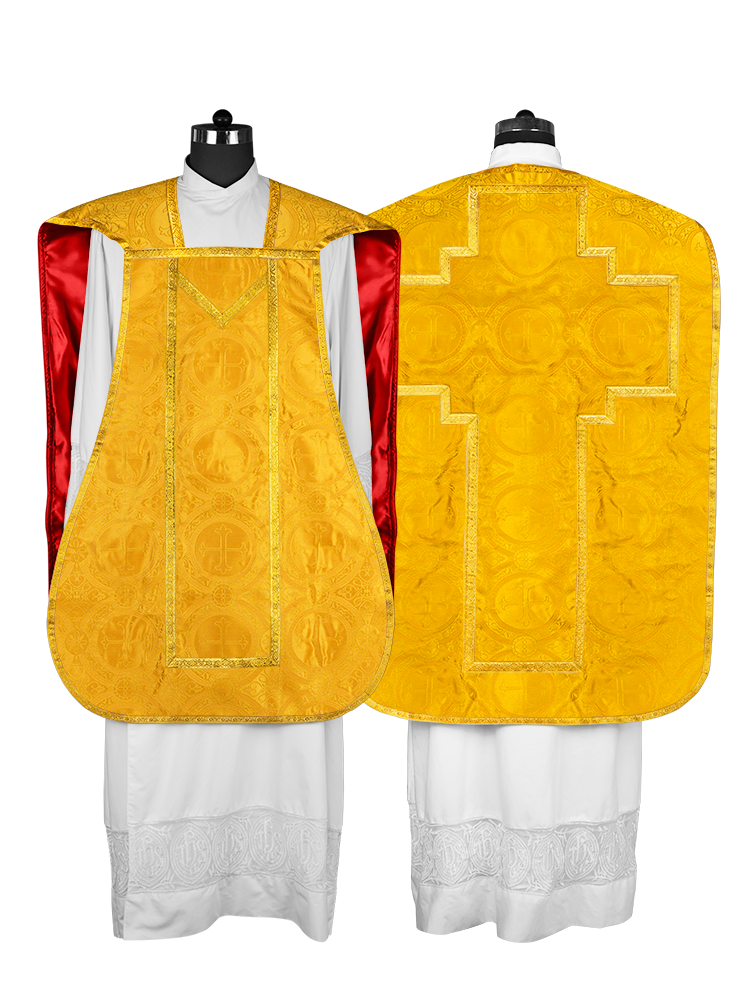 Roman Chasuble with adorned motif