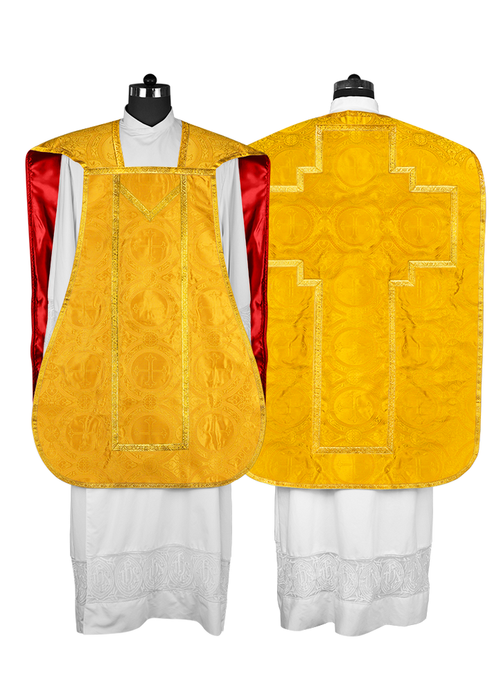 Roman Chasuble with adorned motif