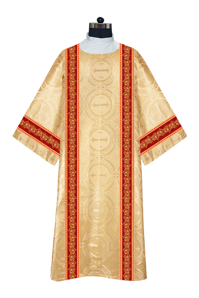 Dalmatics Vestments Adorned With Braids and Trims