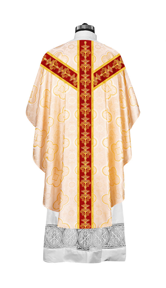 Gothic Chasuble vestment with Golden Lace