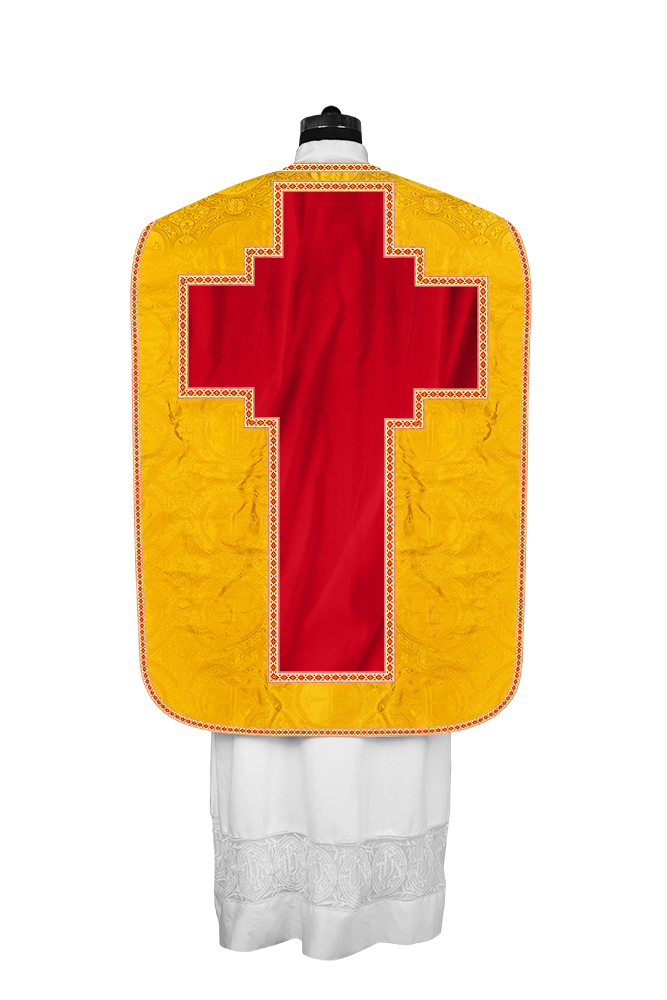 Roman chasuble with Motif and Trims