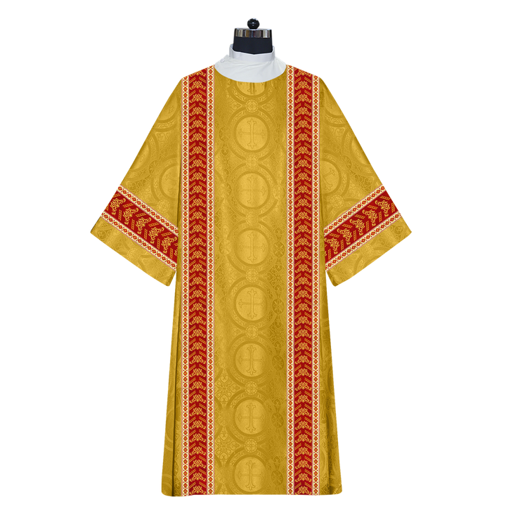 Liturgical Dalmatics With Ornate Braids and Trims