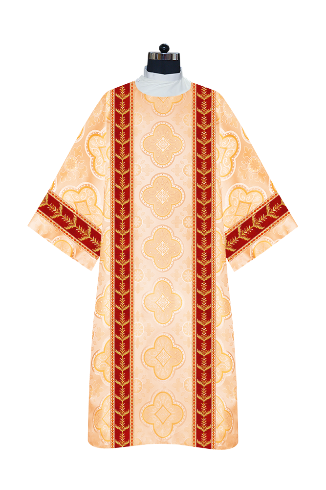 Dalmatics Vestments With Adorned Orphrey and Trims