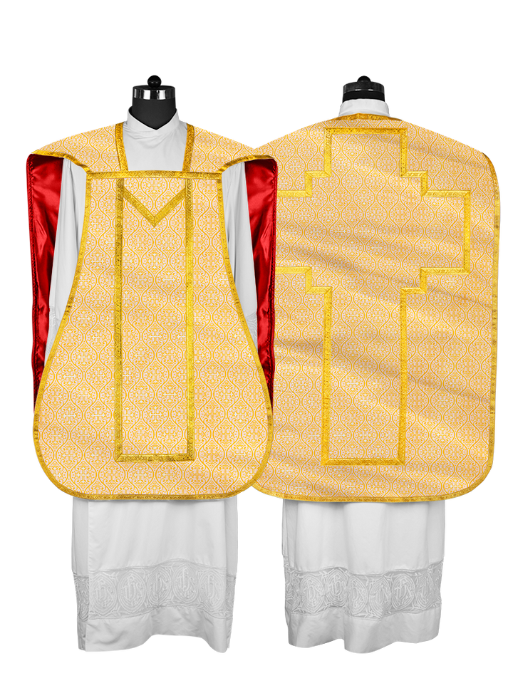 Roman Chasuble with adorned motif