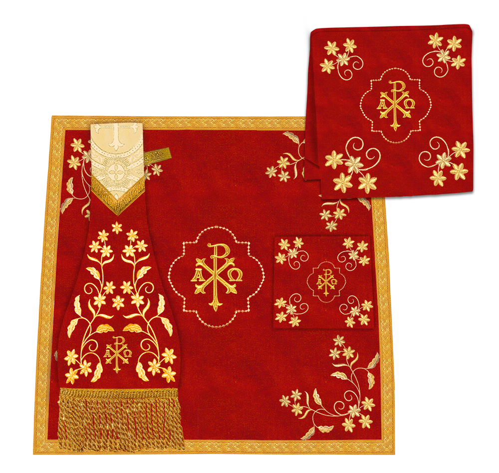 Gothic Chasuble with Floral Embroidery