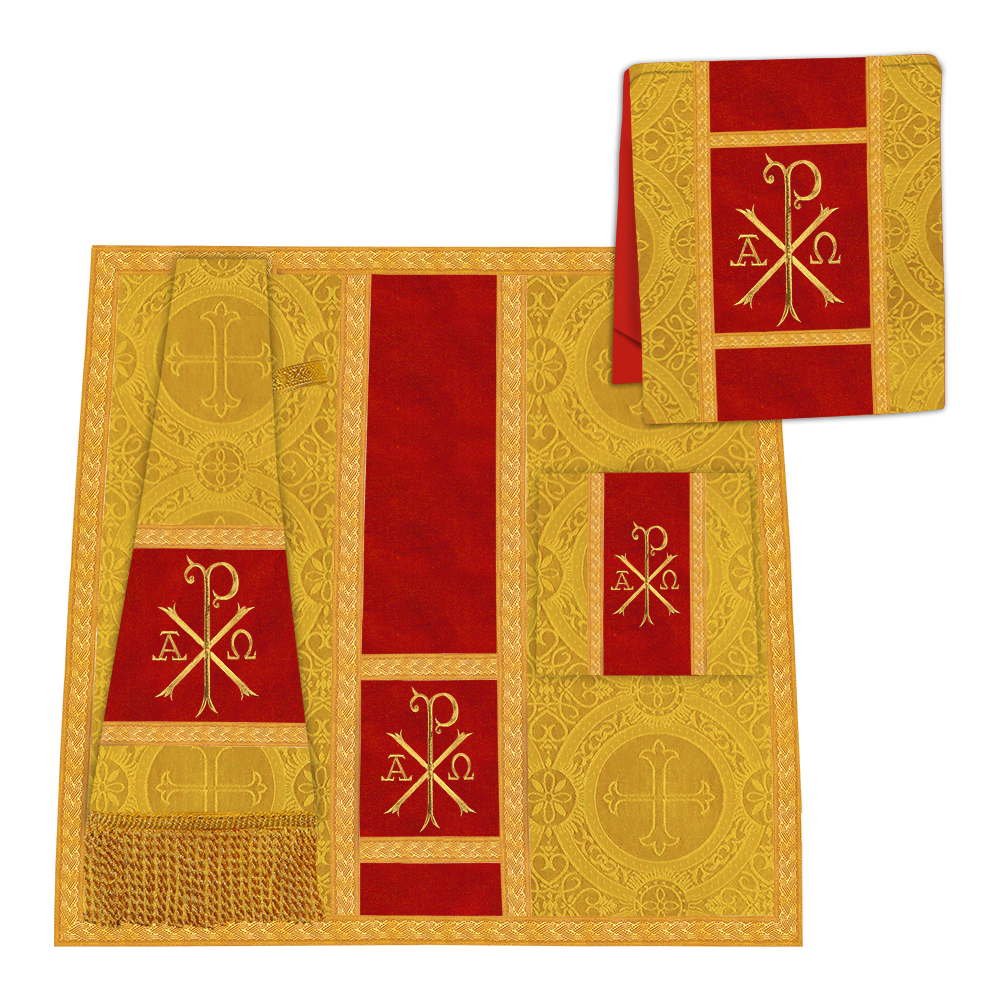 Liturgical Cope Vestments with Ornate Trims