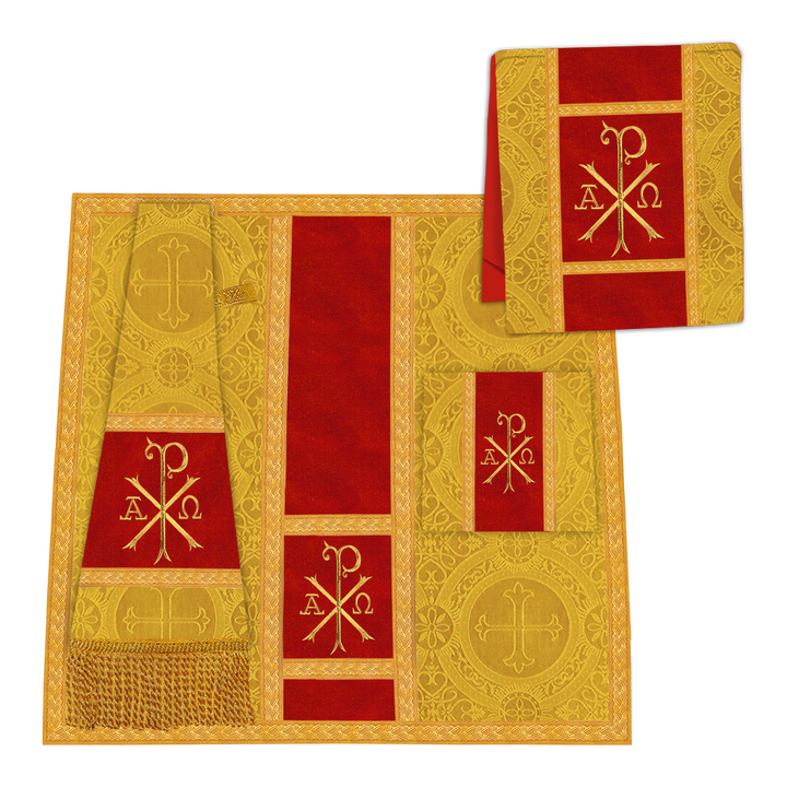 Liturgical Cope Vestments with Ornate Trims