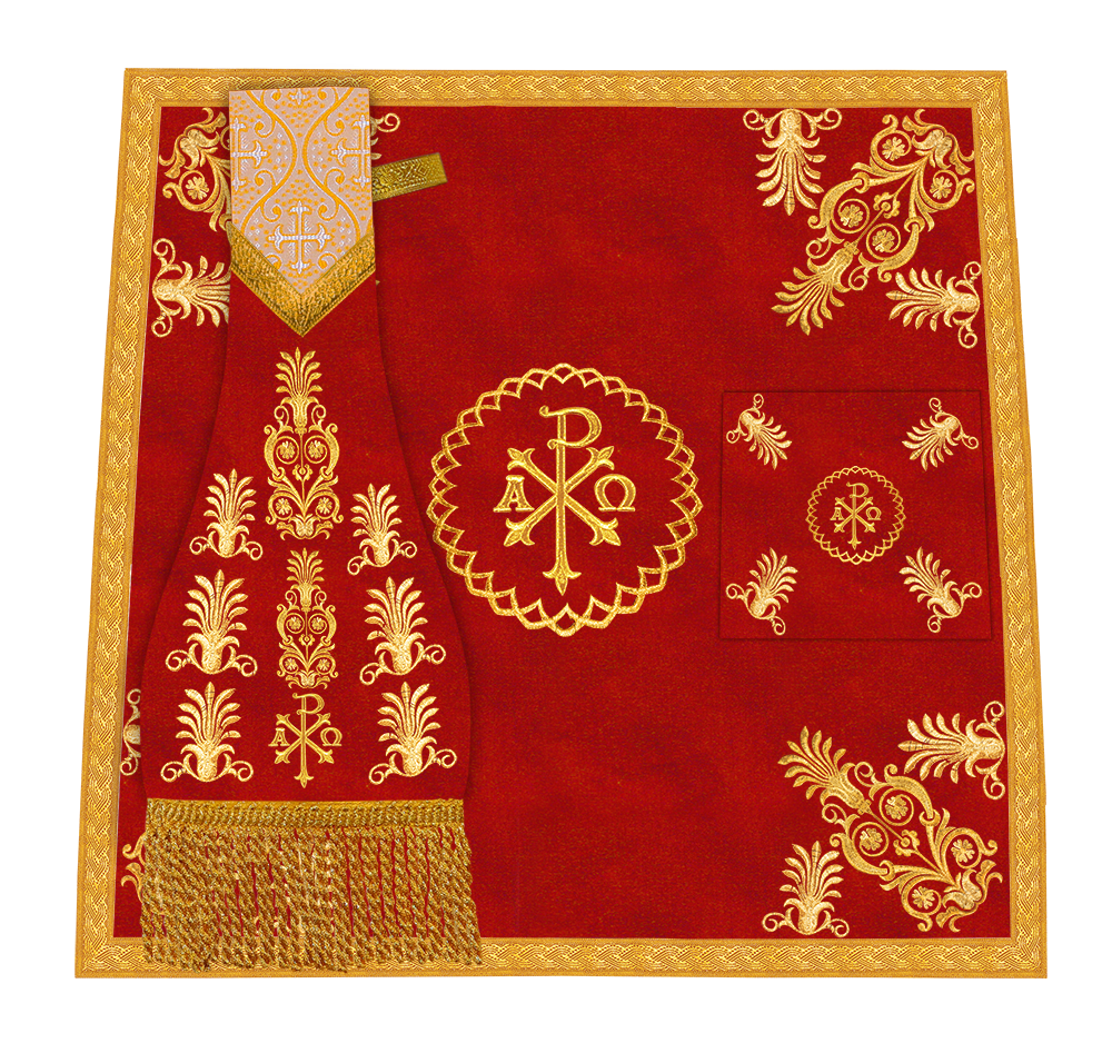 Mass set with solemn designs