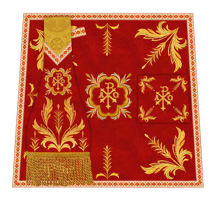 Borromean Chasuble Vestment With Liturgical Trims