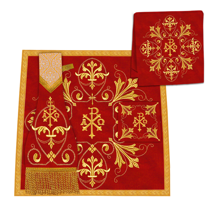 Gothic Chasuble with Ornate Lace