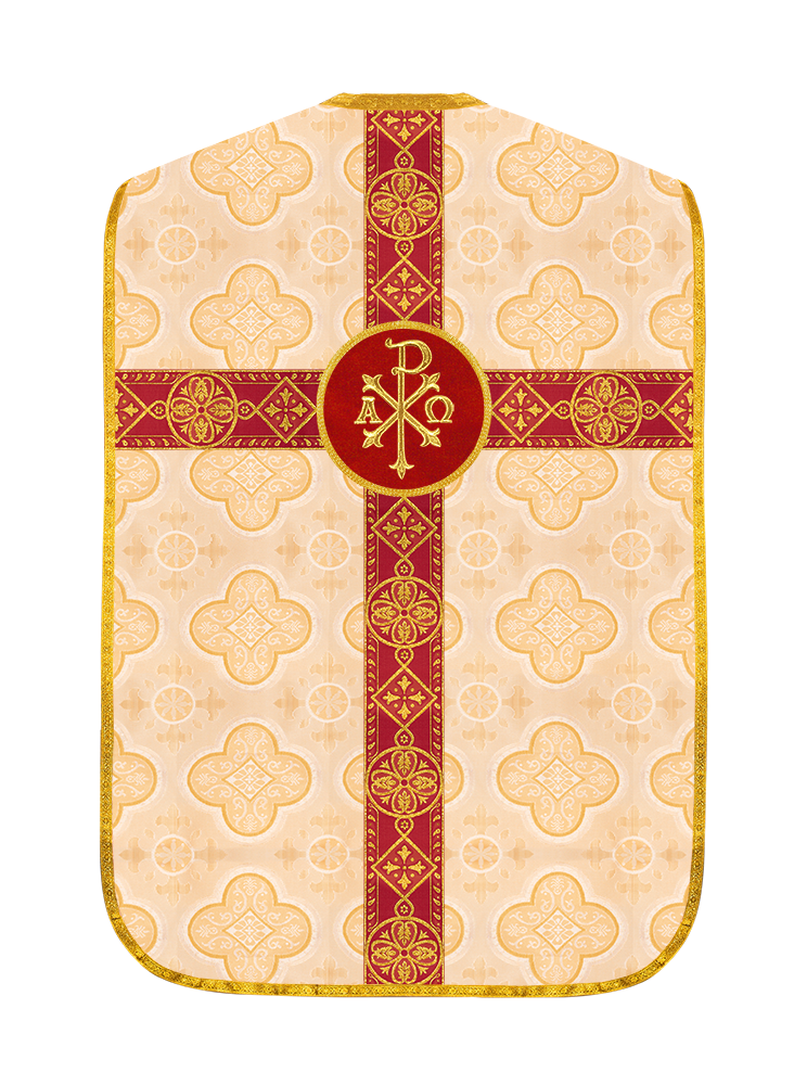 Embroidered Roman Chasuble Vestment