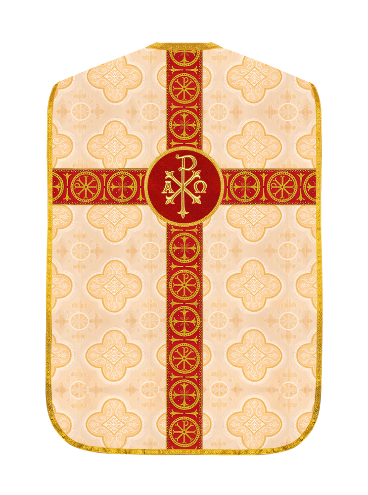 Roman Chasuble with Adorned Orphrey