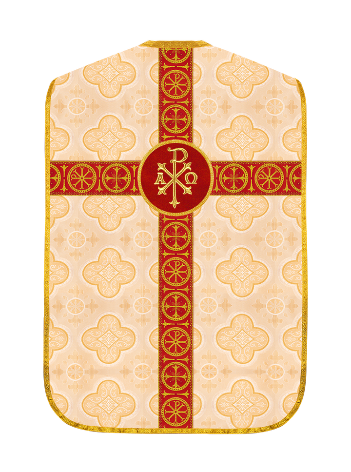 Roman Chasuble with Adorned Orphrey