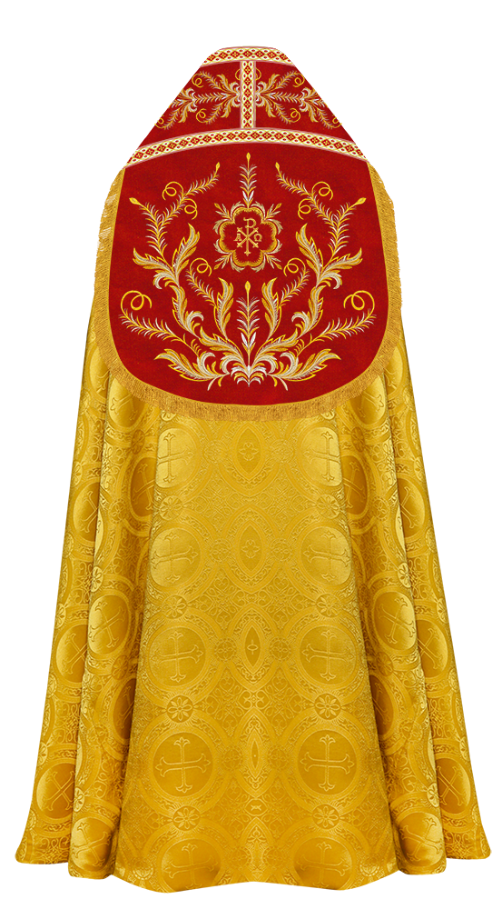 Traditional Embroidered Roman Cope Vestment