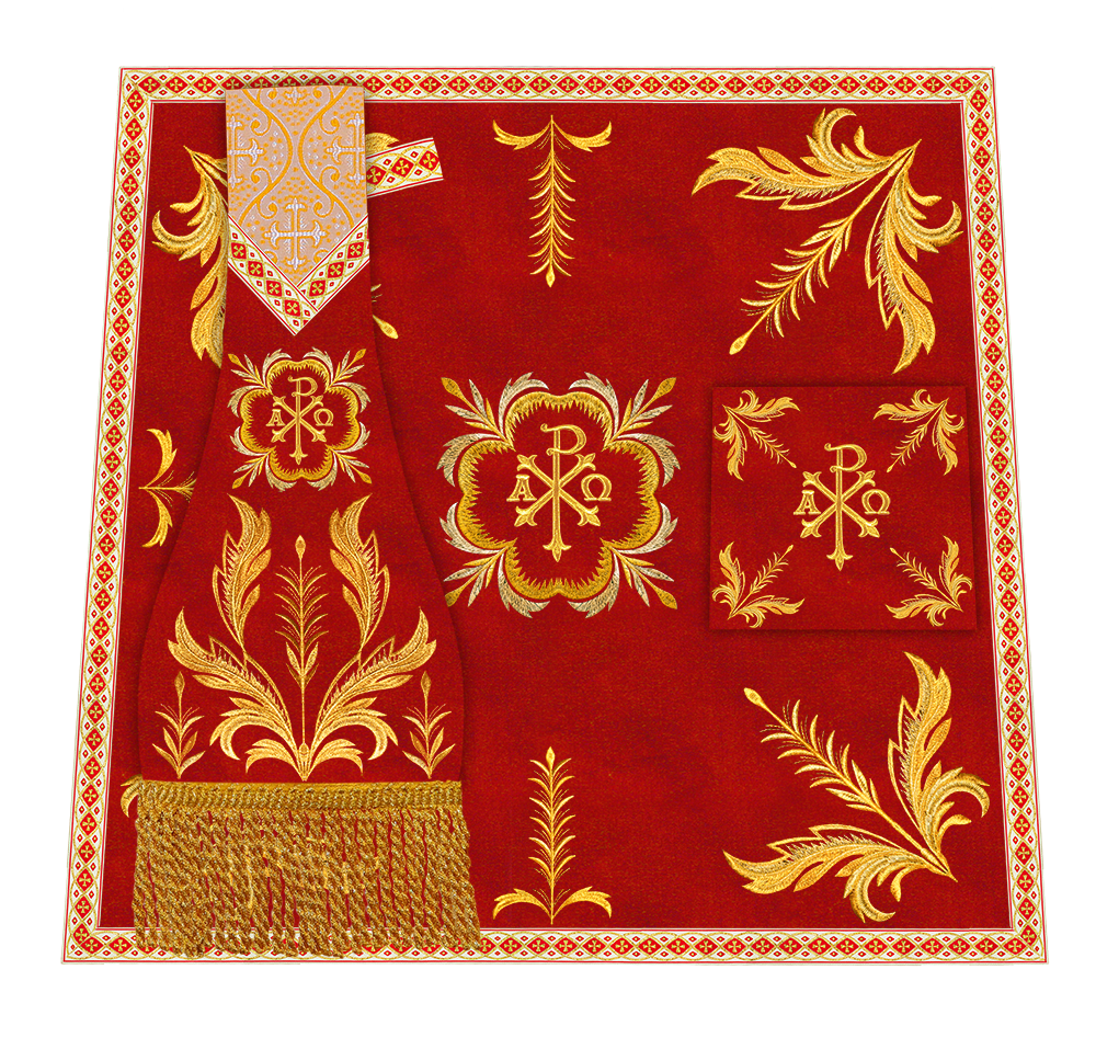 Borromean Chasuble Vestment With Liturgical Trims