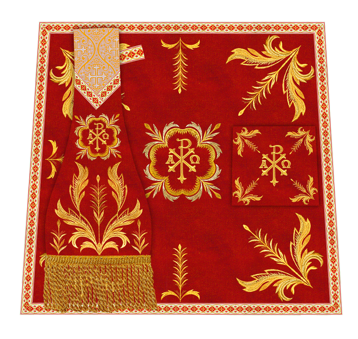 Borromean Chasuble Vestment With Liturgical Trims