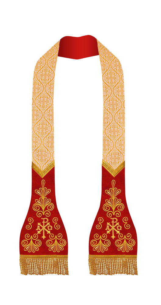 Roman Stole with Liturgical motif