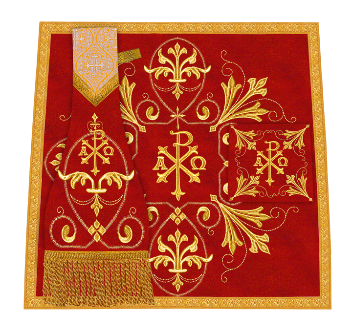 Gothic Chasuble with Ornate Lace