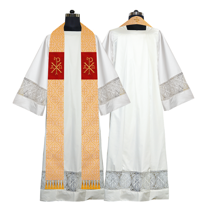 Embroidered Priest Stole with Motif