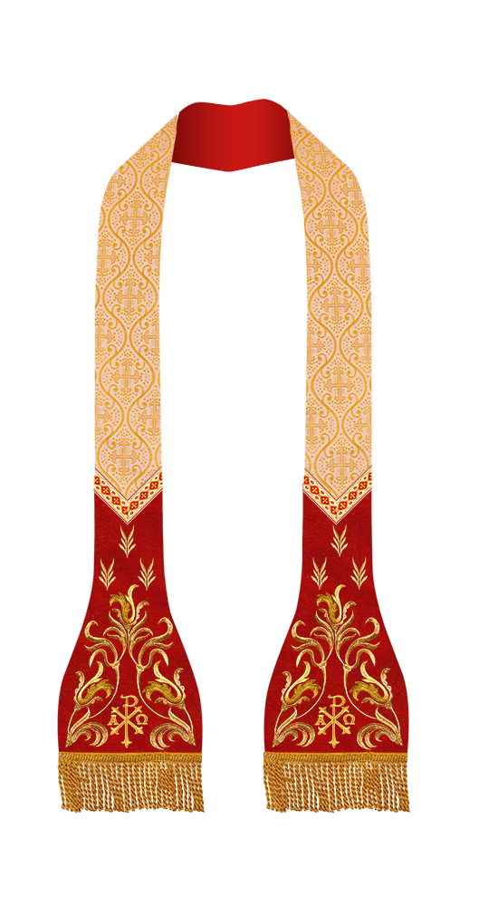 Roman Catholic Stole with Spiritual motif