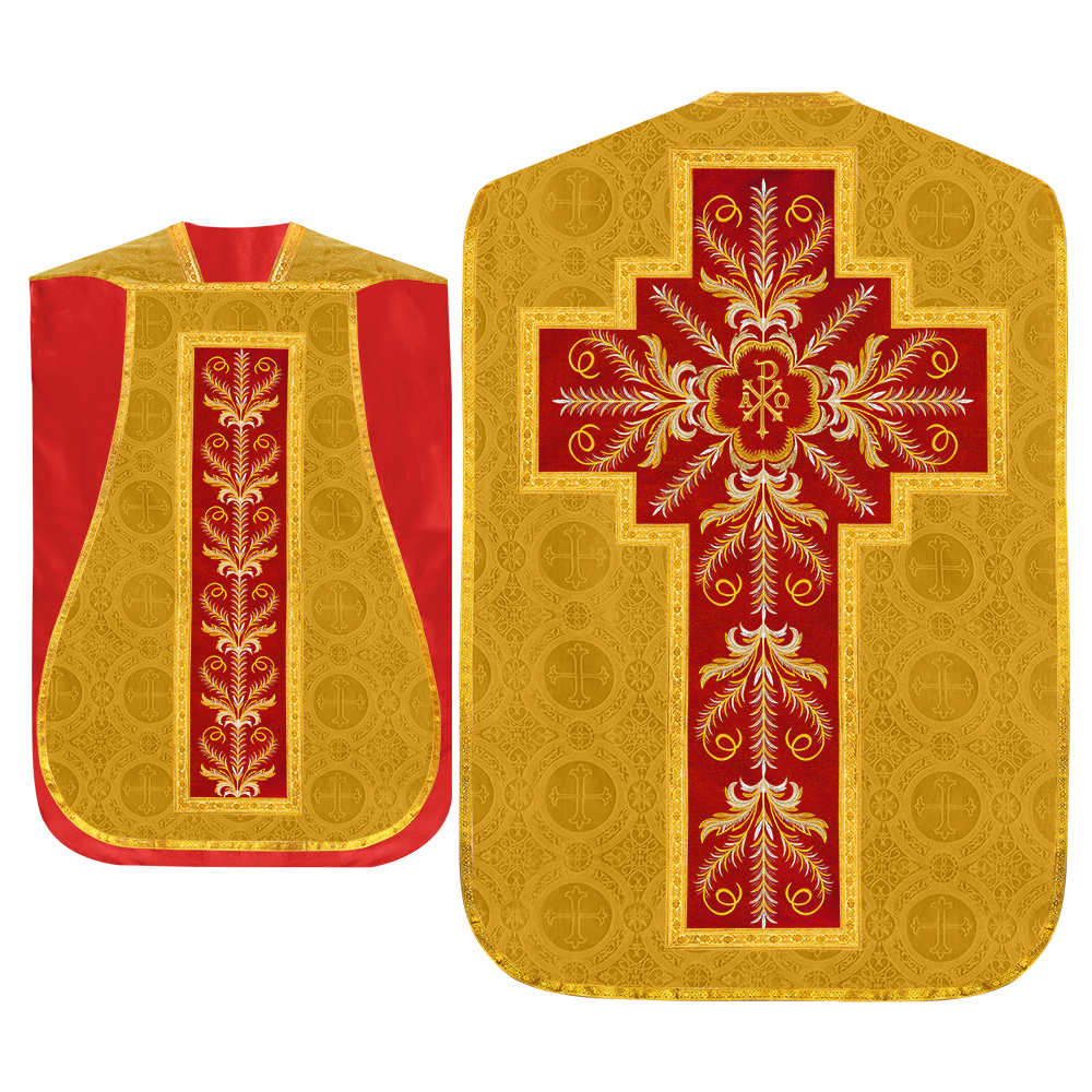 Roman Chasuble with liturgical motifs