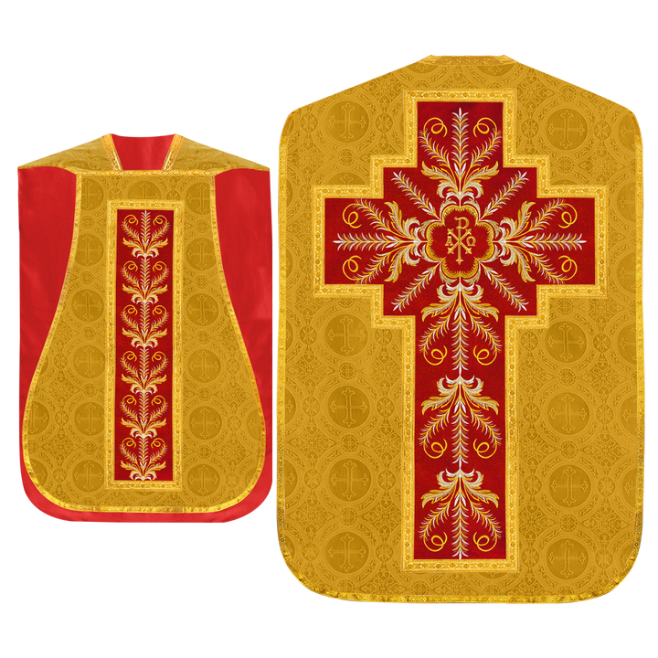 Roman Chasuble with liturgical motifs