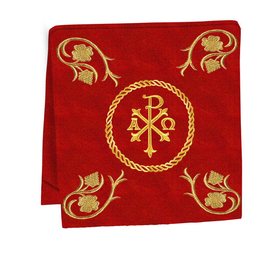 Elegant Embroidered Mass Set with Grapes Design