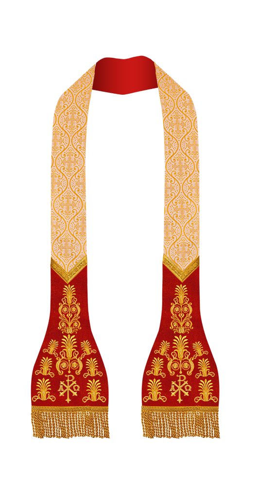 Roman Stole with embroidered motif