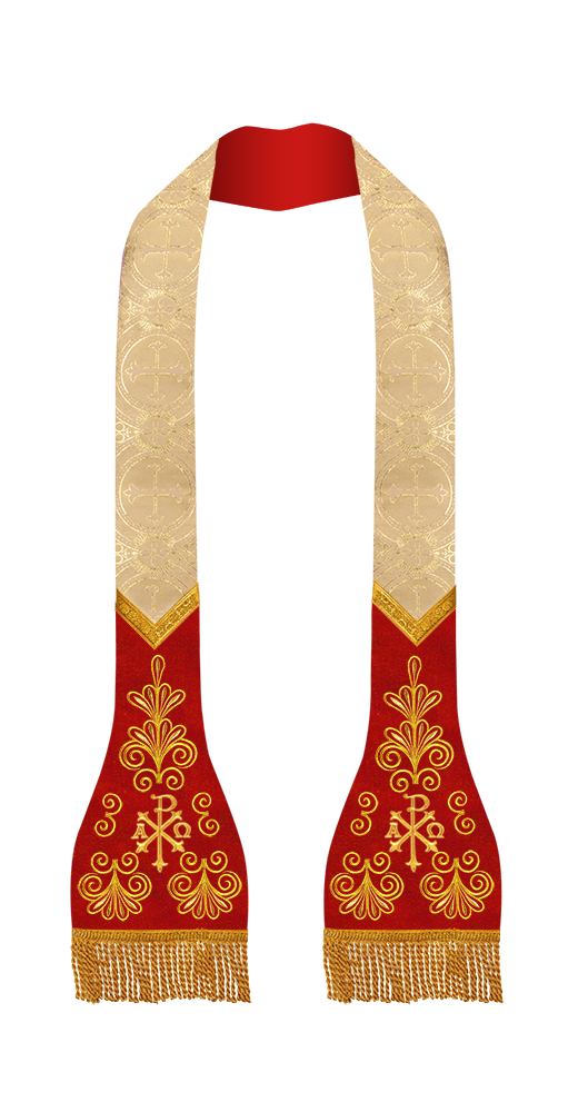 Roman Stole with Liturgical motif