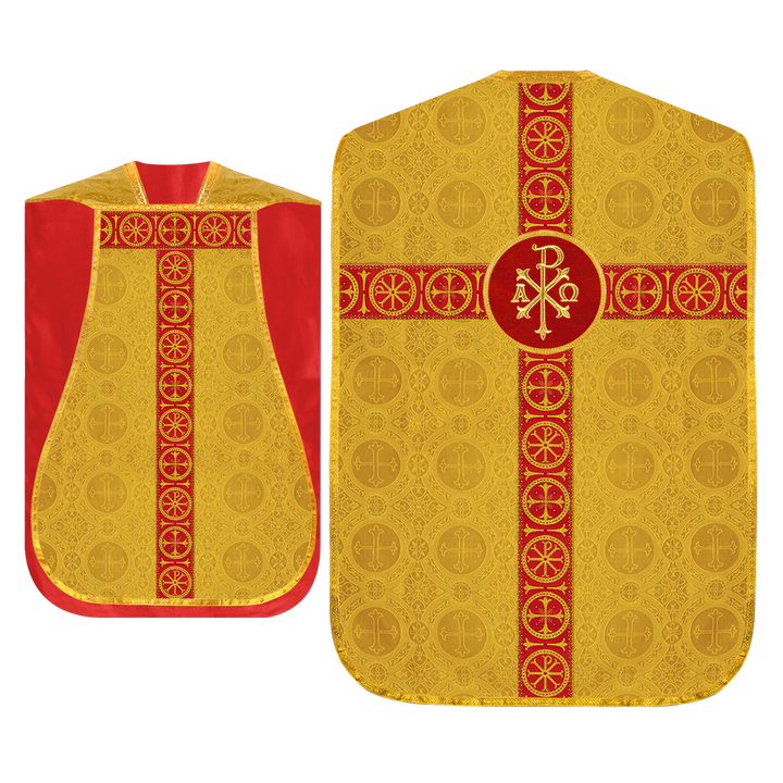 Roman Chasuble with Adorned Orphrey