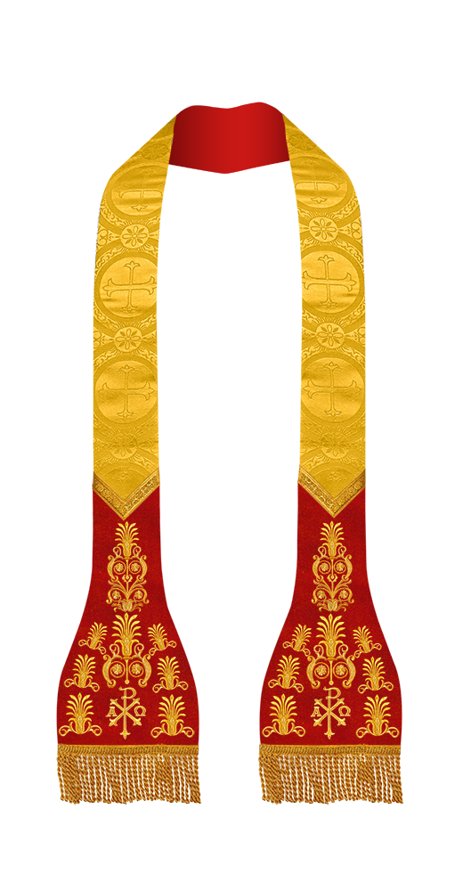 Roman Stole with embroidered motif