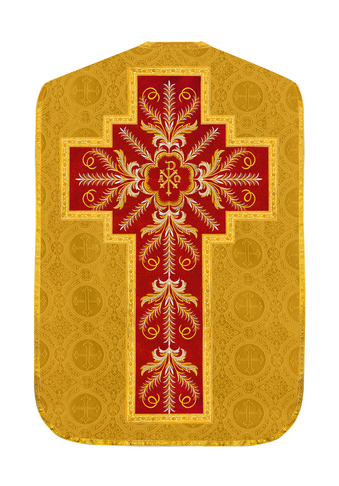 Roman Chasuble with liturgical motifs