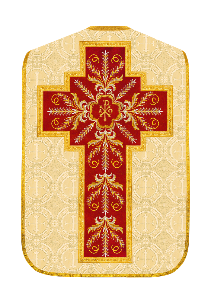 Roman Chasuble with liturgical motifs