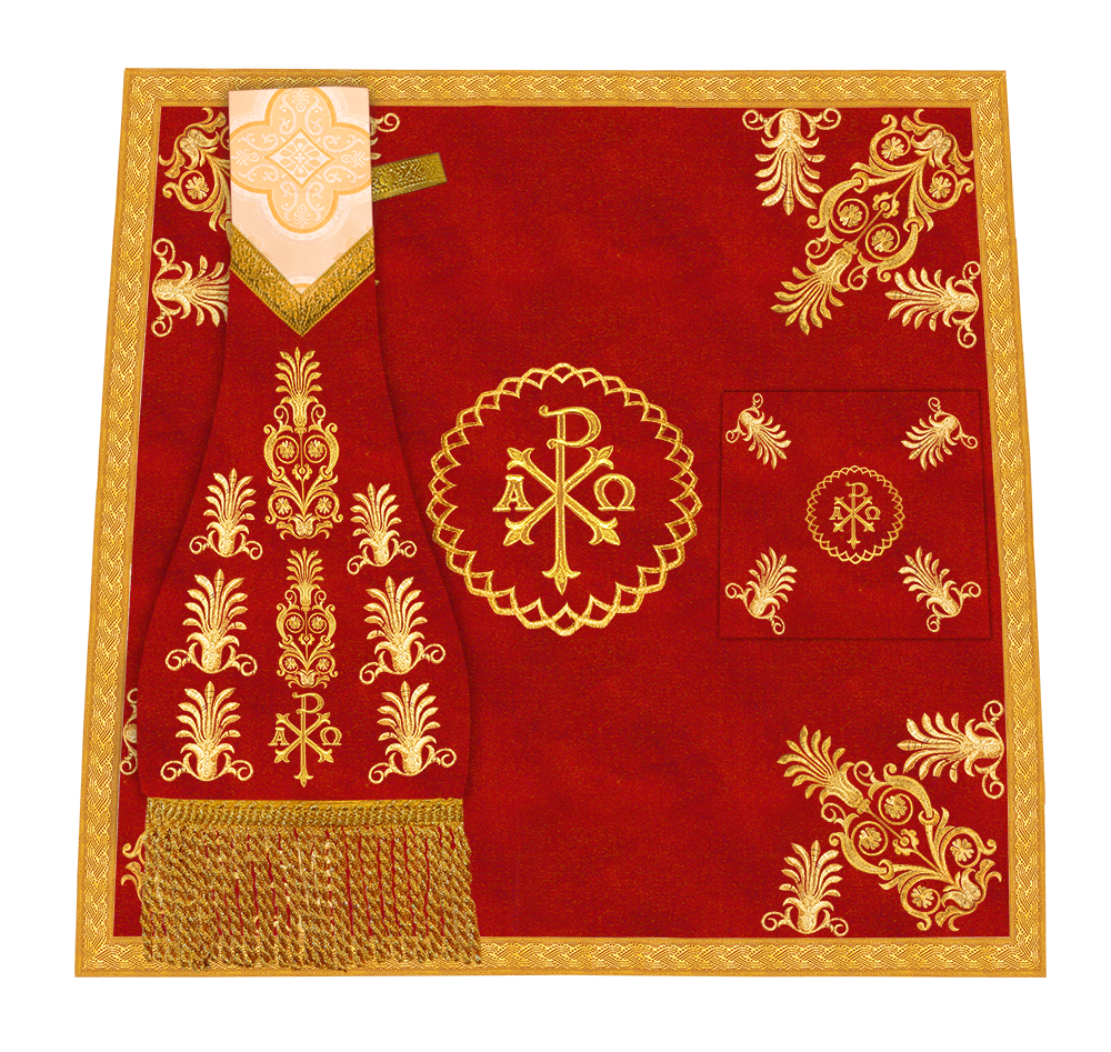 Mass set with solemn designs