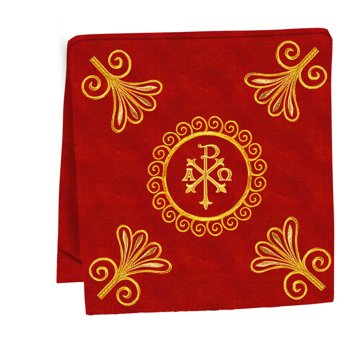 Elegant Church Mass Set with Embroidered Motifs