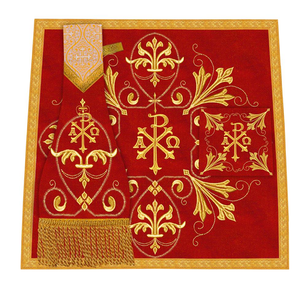 St Philip Neri Chasuble with Embroidered Lace