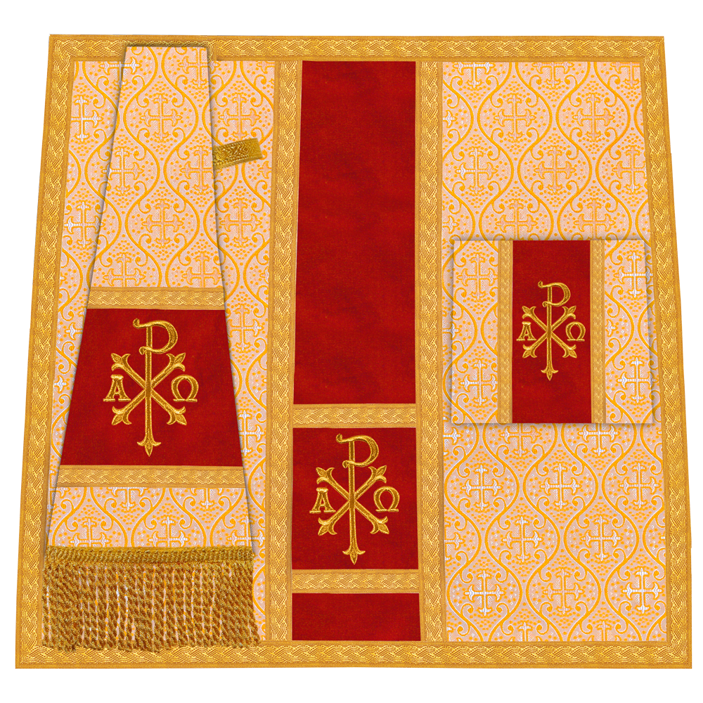 Roman chasuble with Motif and Trims