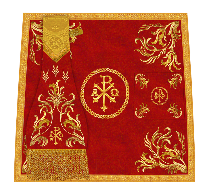 Mass set with golden embroidery