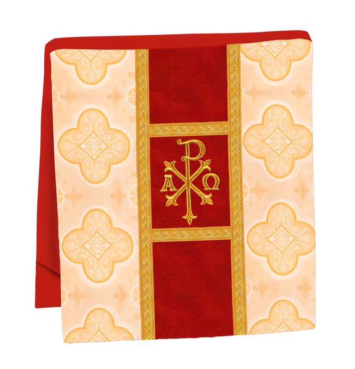 Roman chasuble adorned with lace