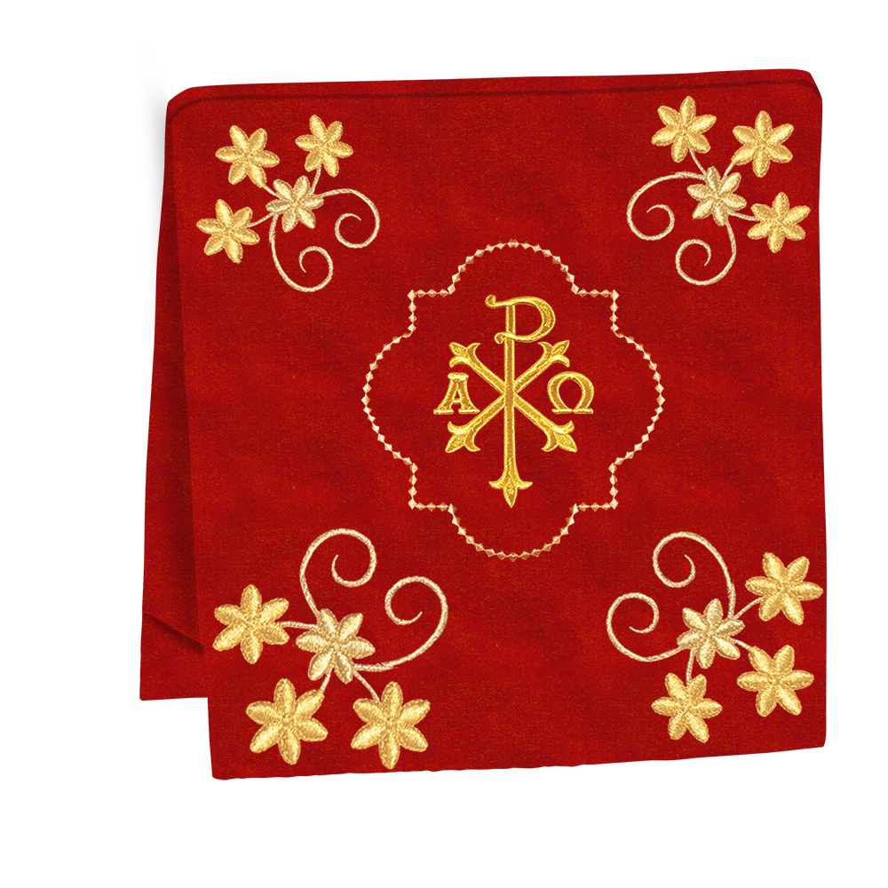 Catholic Altar Mass Set with Embroidered Motif