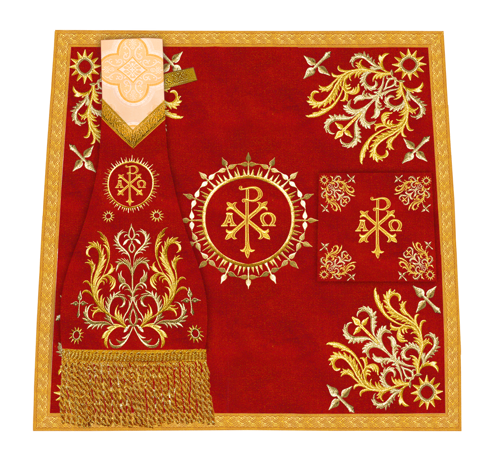 Roman Chasuble with matching stole