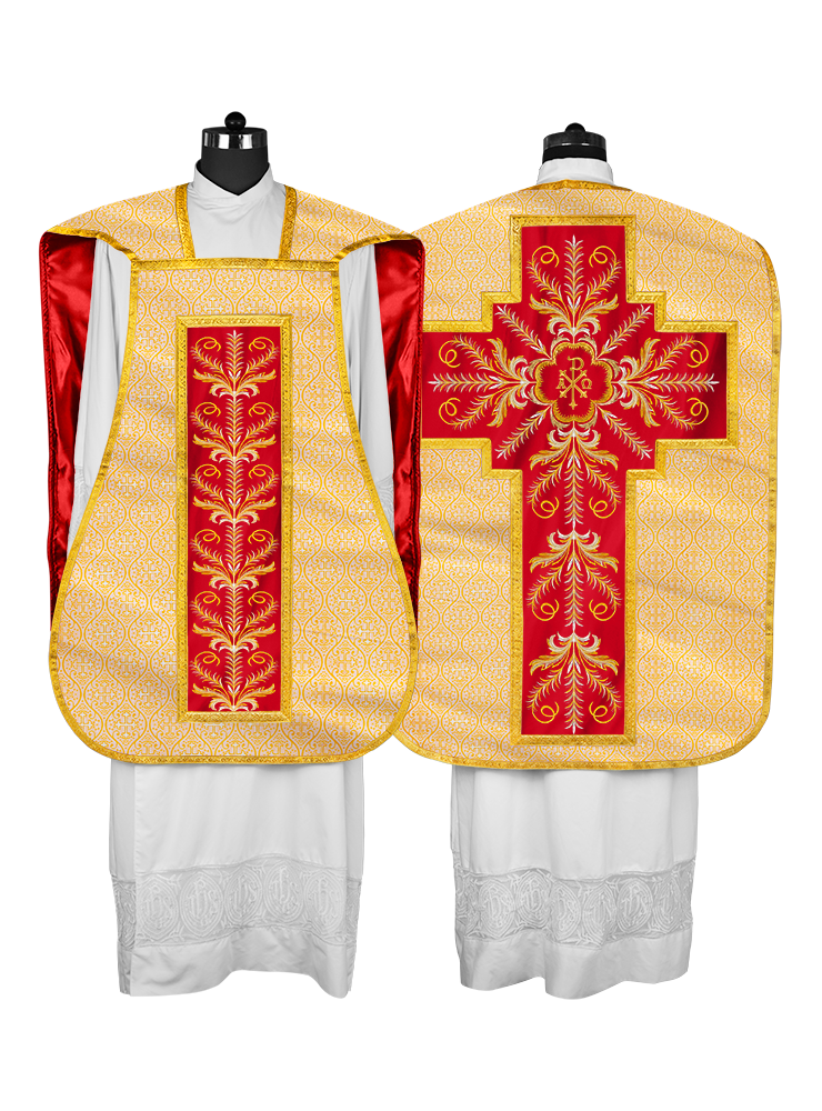 Roman Chasuble with liturgical motifs