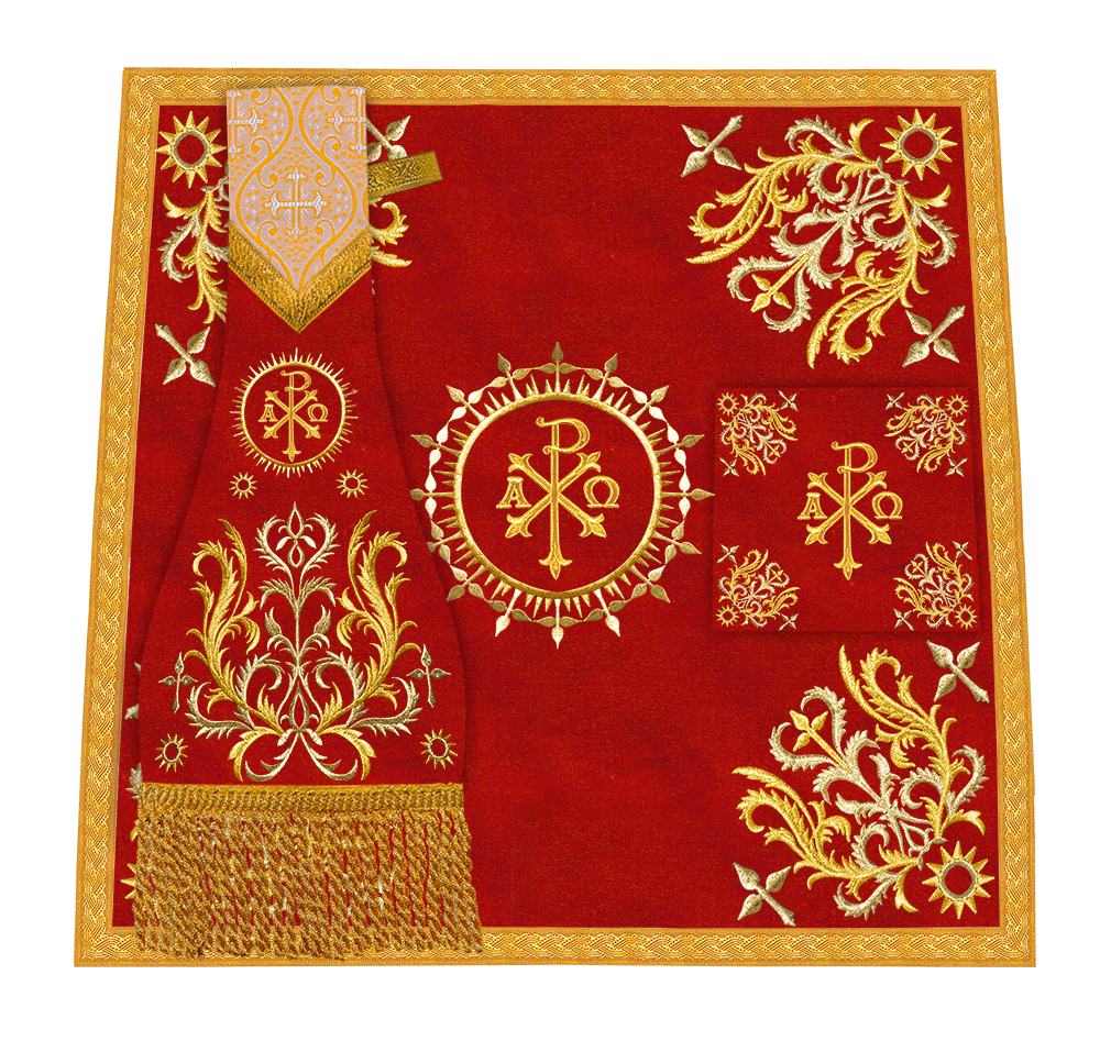 Roman Chasuble with matching stole