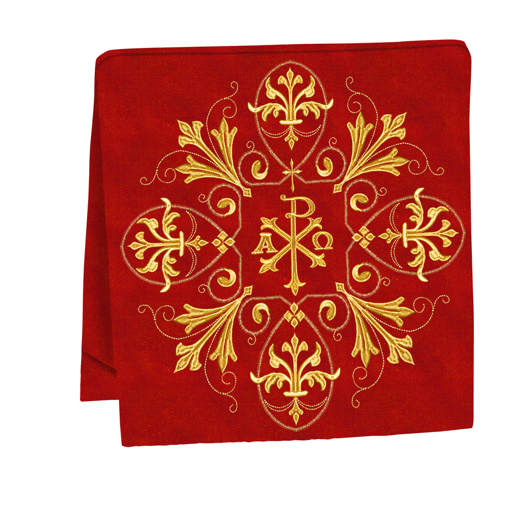 Set of Four Catholic Roman Chasuble with Spiritual Motif