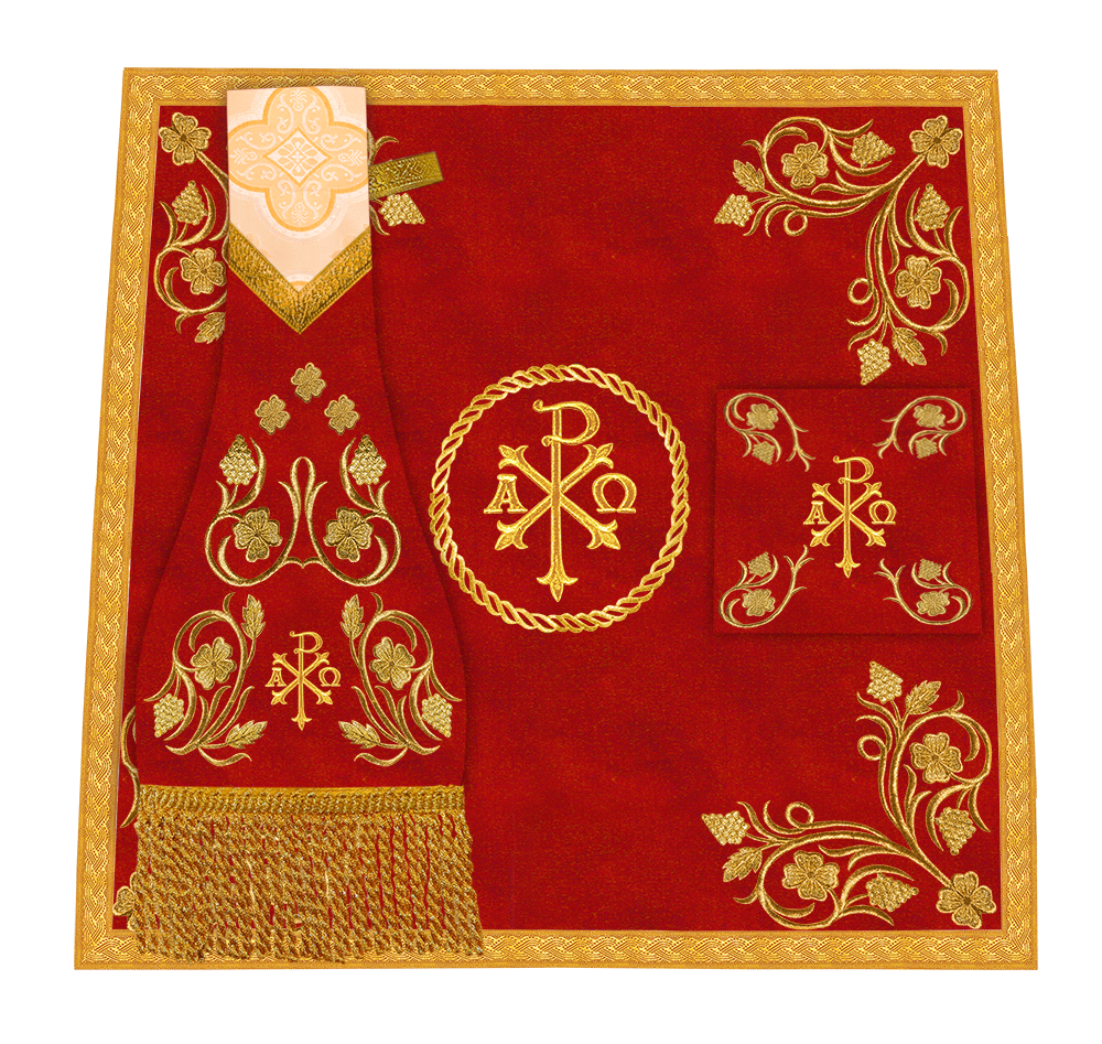 Gothic Chasuble with Grapes Embroidery